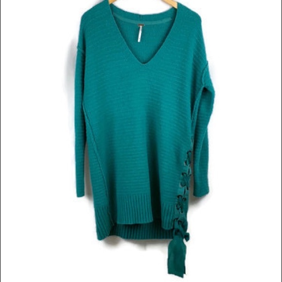 Free People Heart It Oversized Pullover Sweater XS - Picture 2 of 5